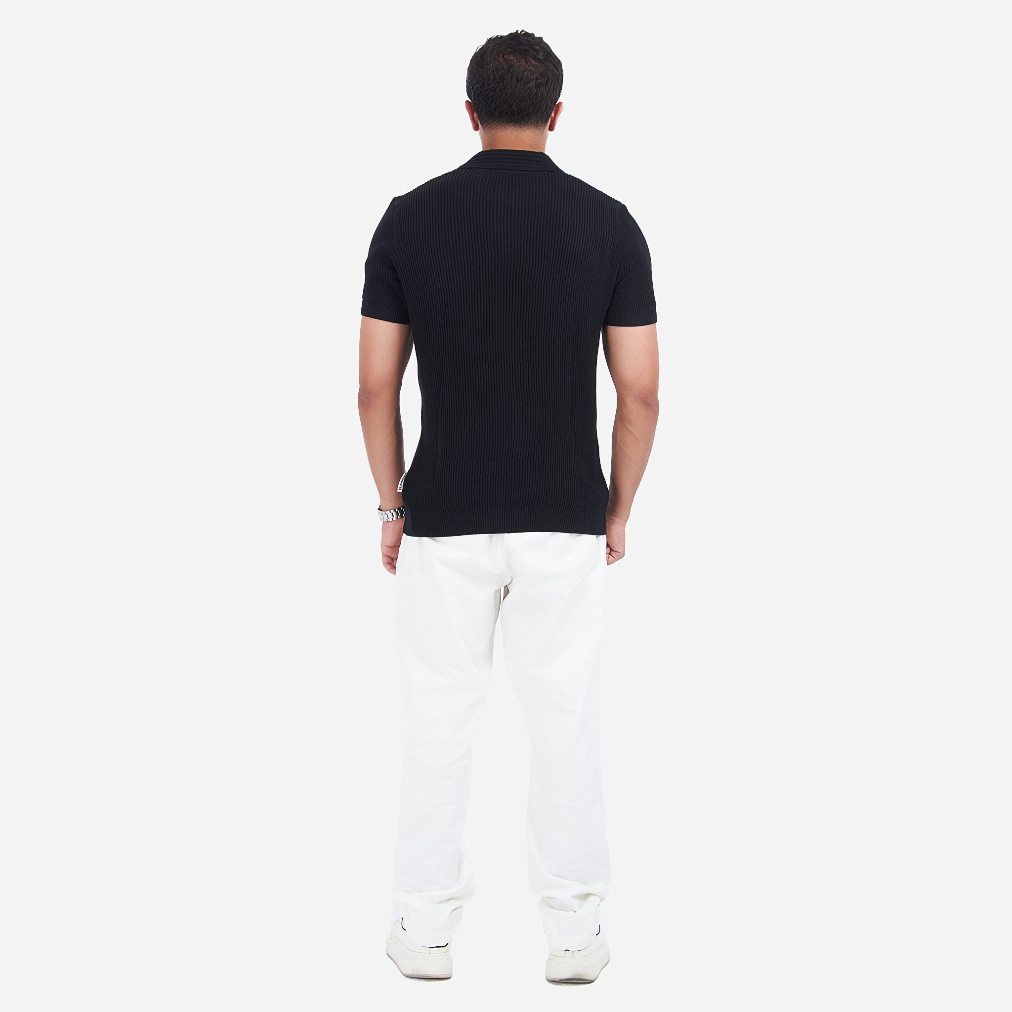 Textured RibKNIT Polo