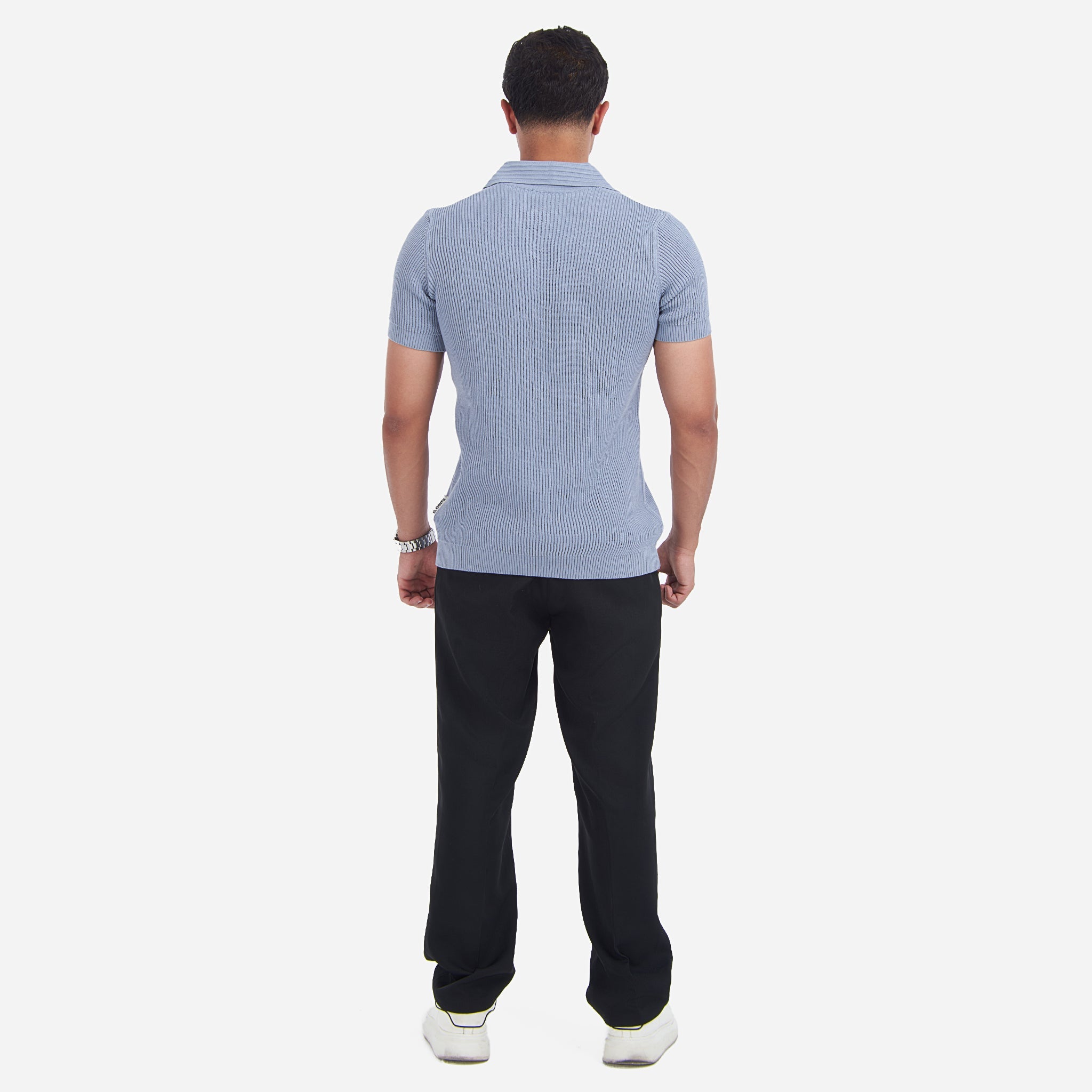 Textured RibKNIT Polo