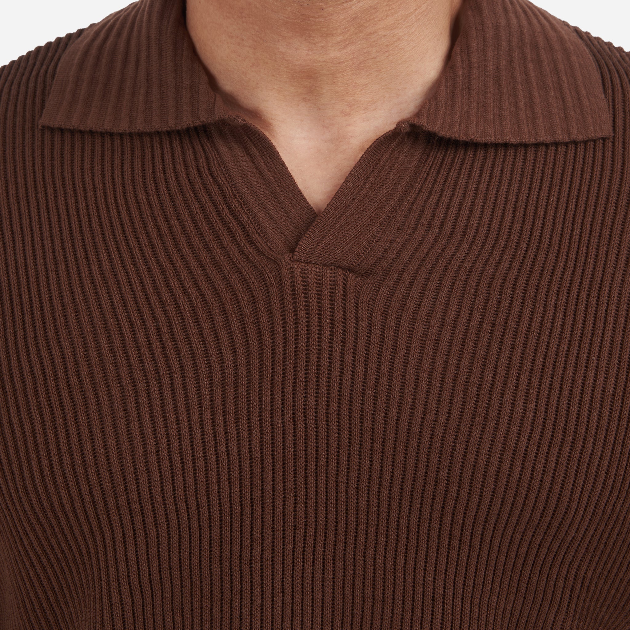 Textured RibKNIT Polo