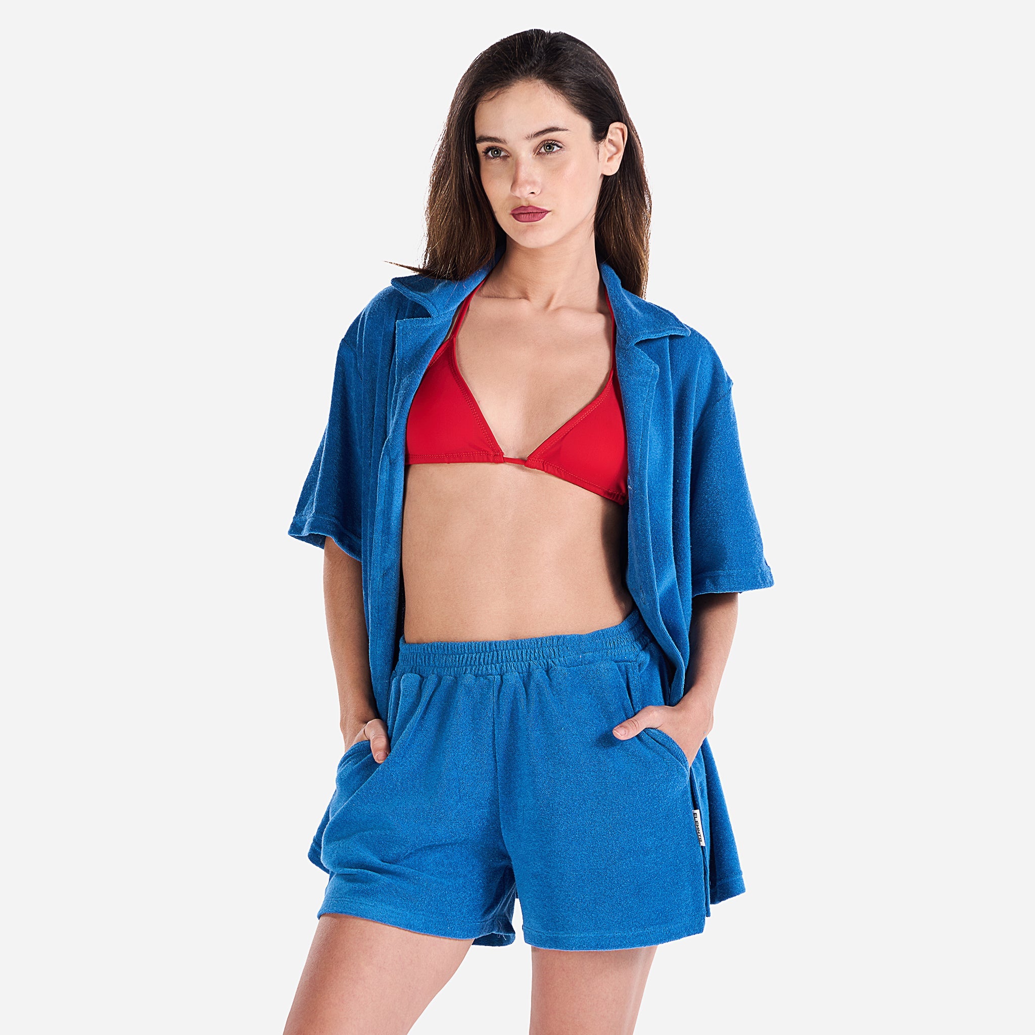 Terry Towel, Buttoned Shirt