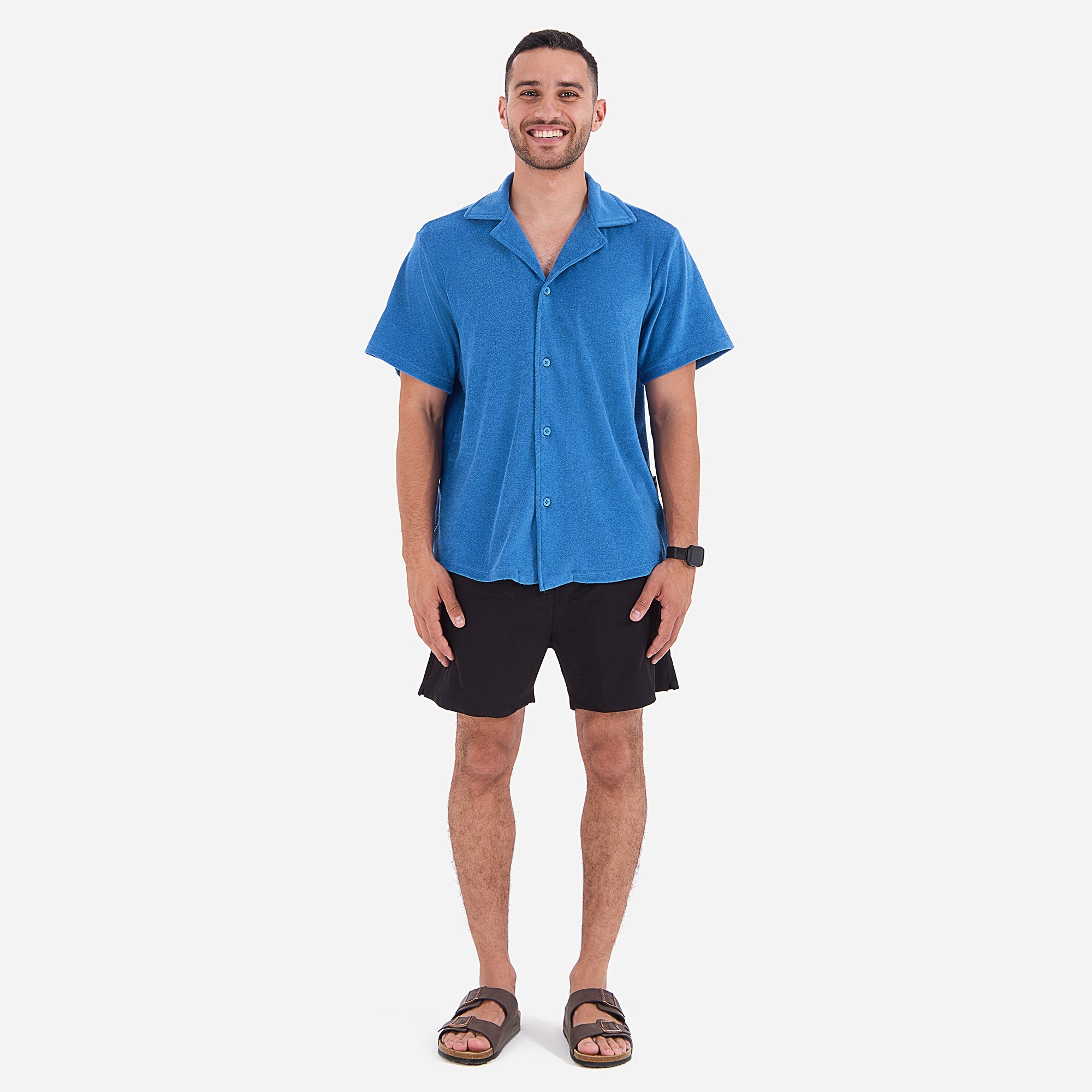 Terry Towel, Buttoned Shirt