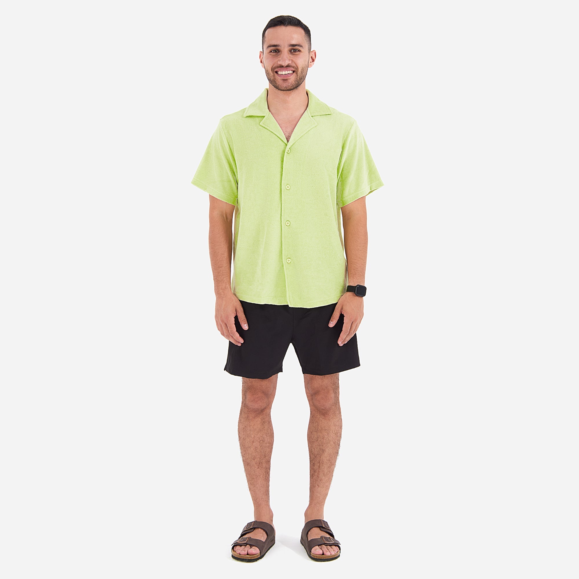 Terry Towel, Buttoned Shirt