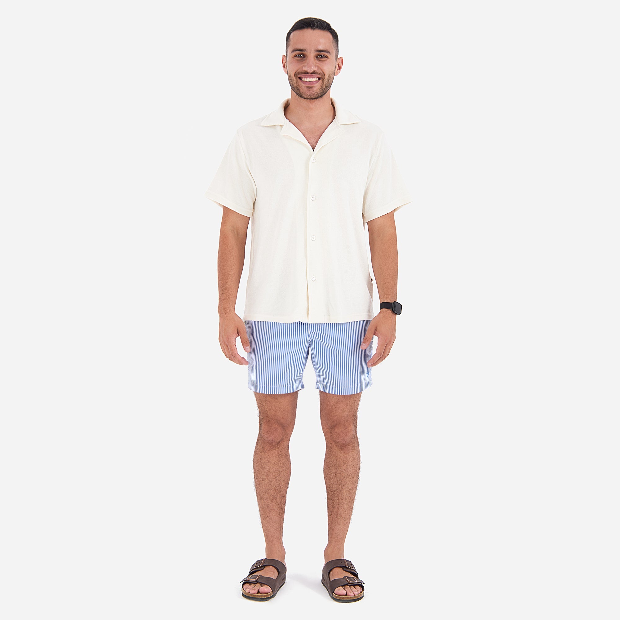 Terry Towel, Buttoned Shirt