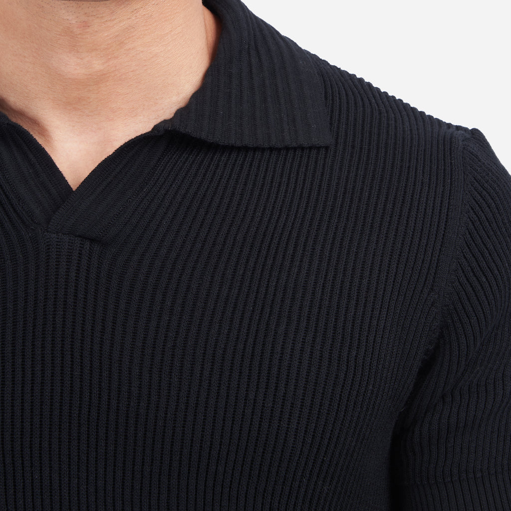 Textured RibKNIT Polo