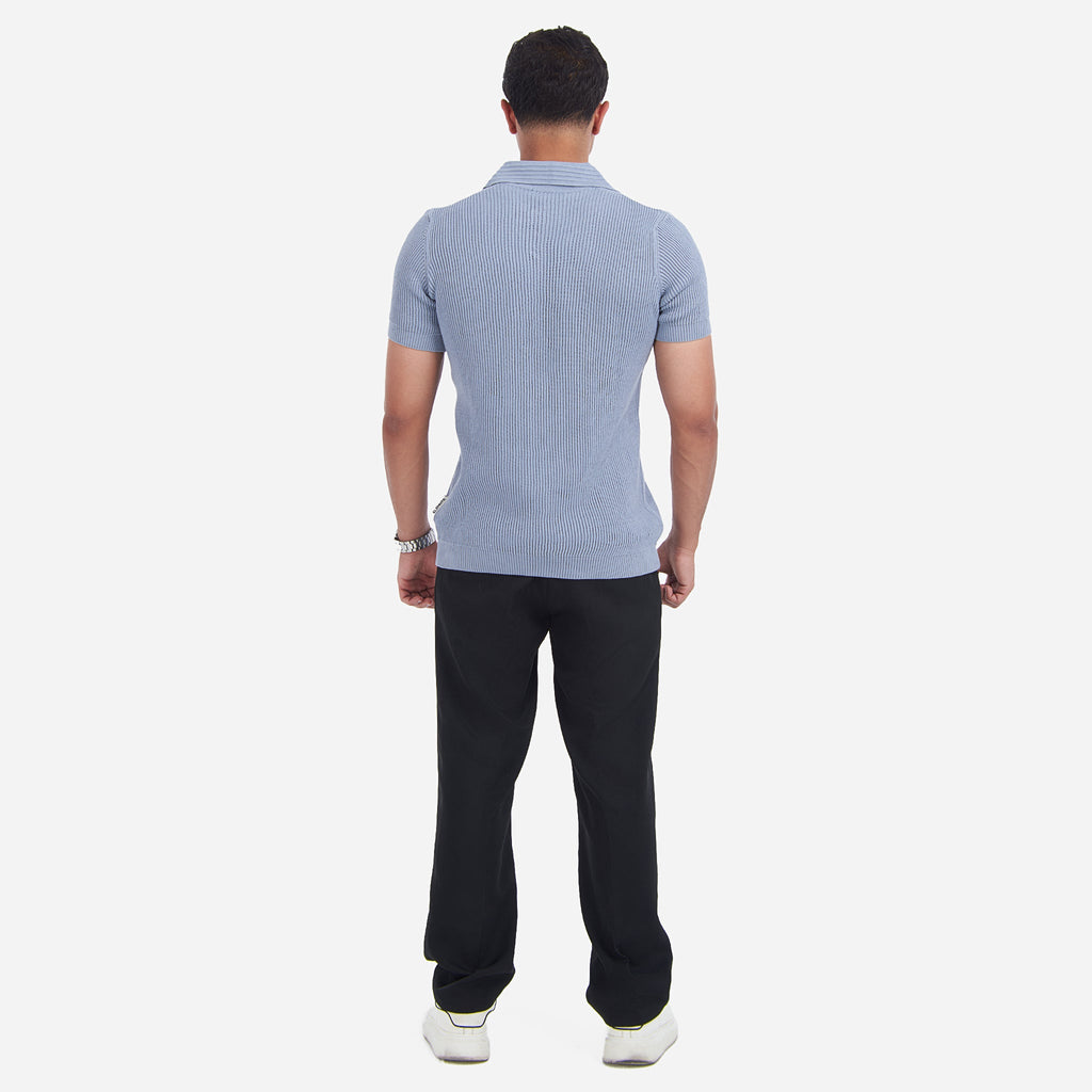 Textured RibKNIT Polo