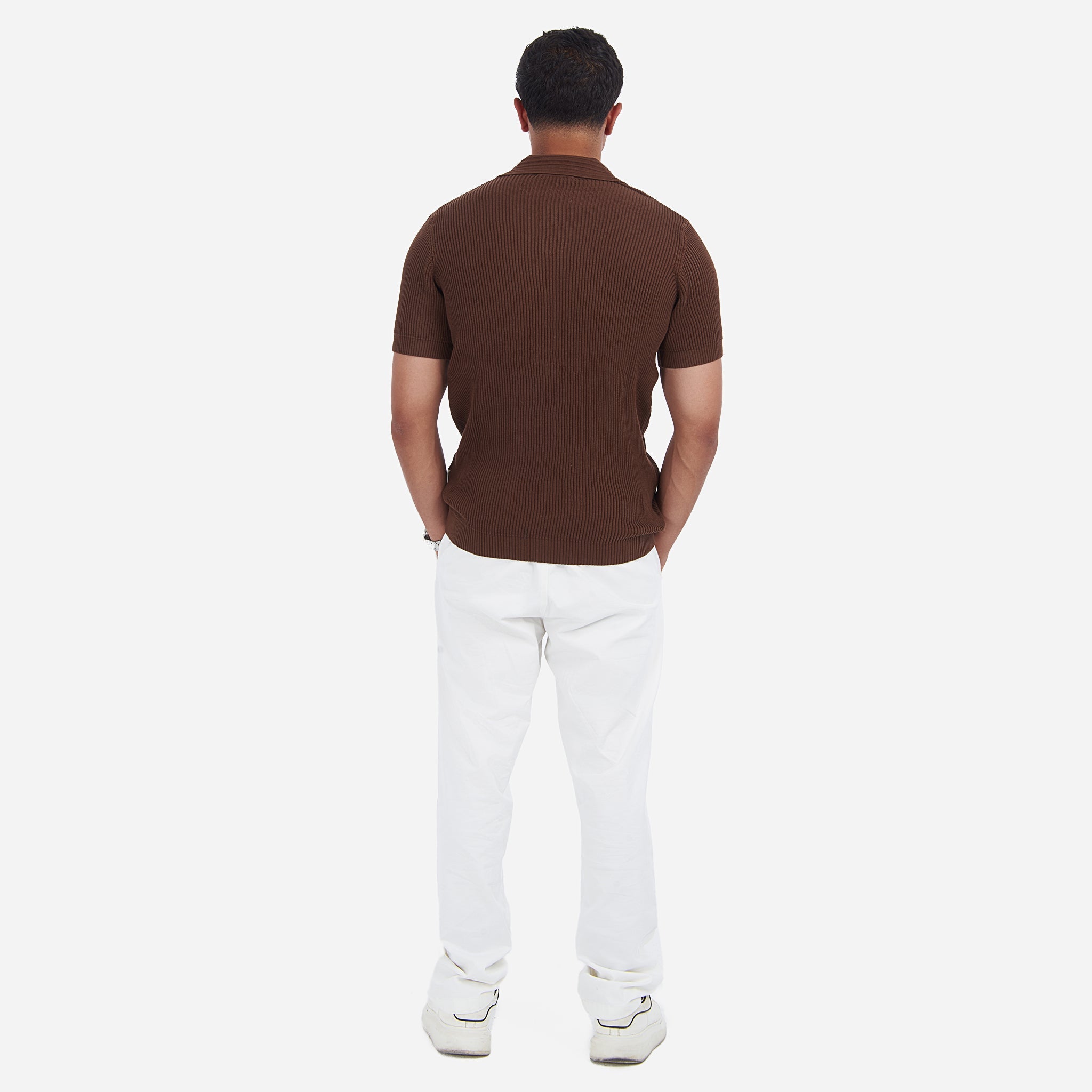 Textured RibKNIT Polo