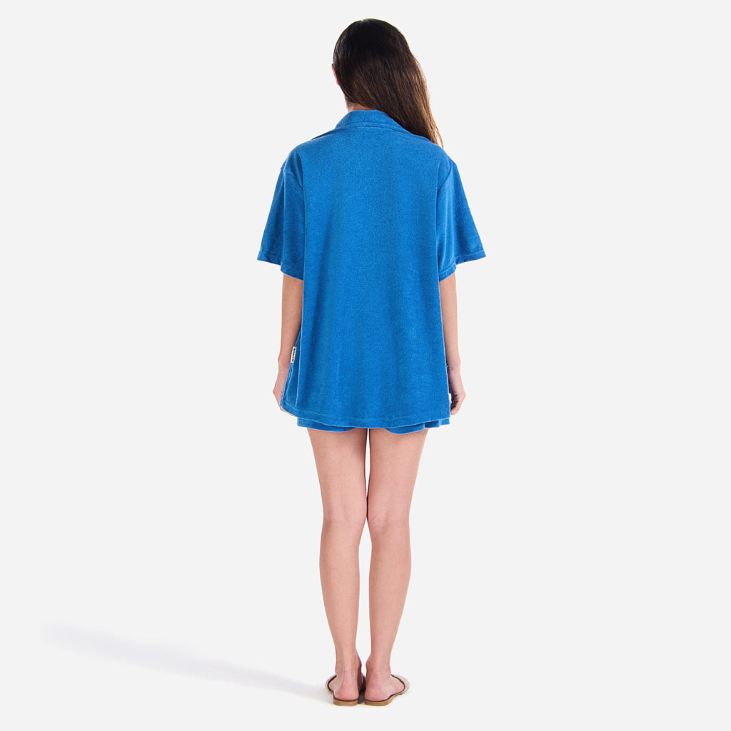 Terry Towel, Buttoned Shirt