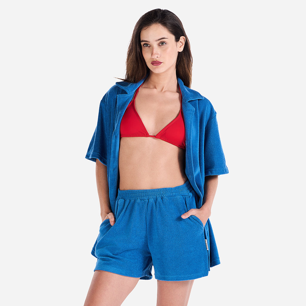 Terry Towel, Buttoned Shirt