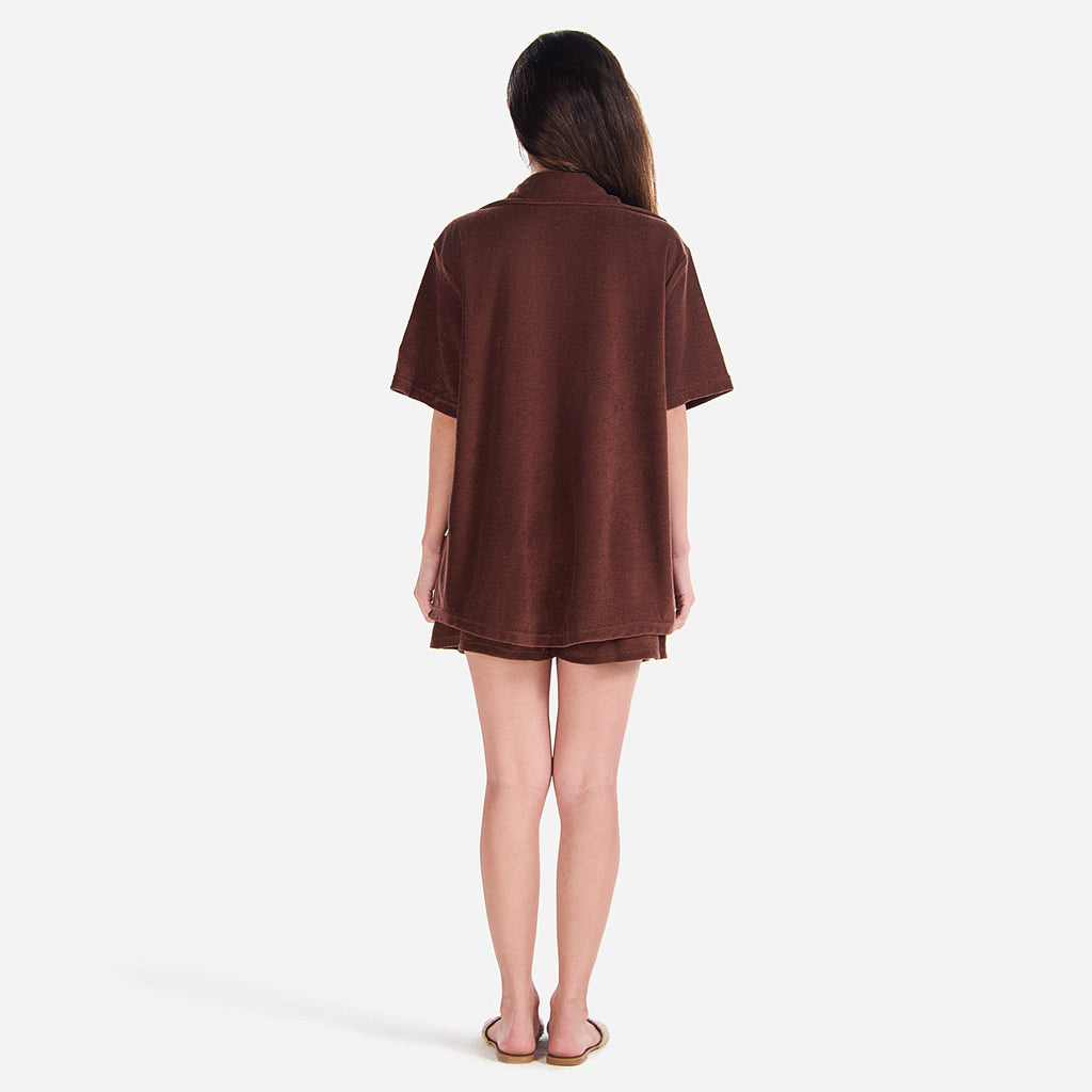 Terry Towel, Buttoned Shirt