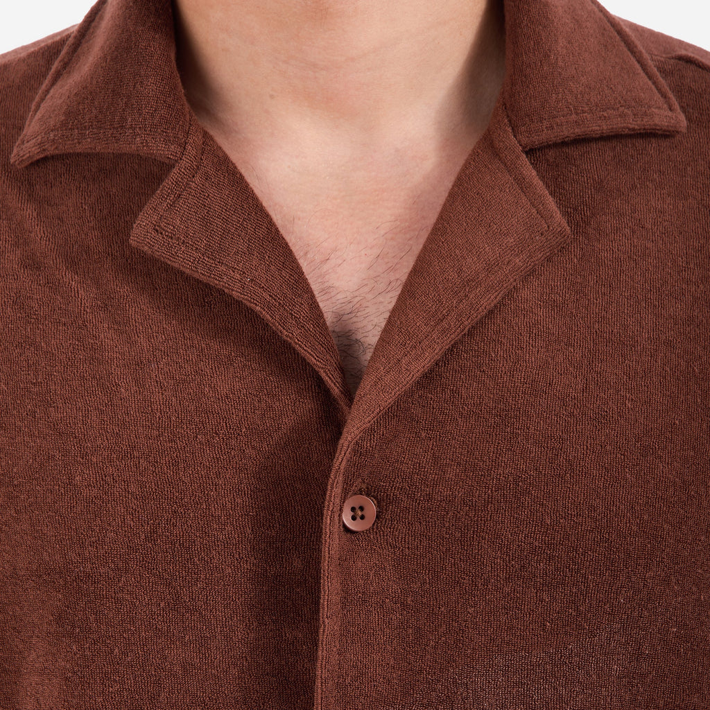 Terry Towel, Buttoned Shirt