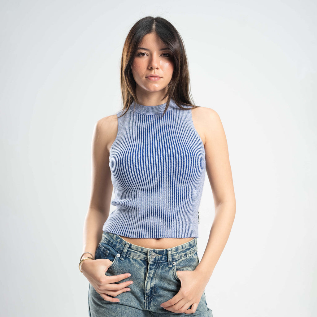 TwoToneKNIT Tank